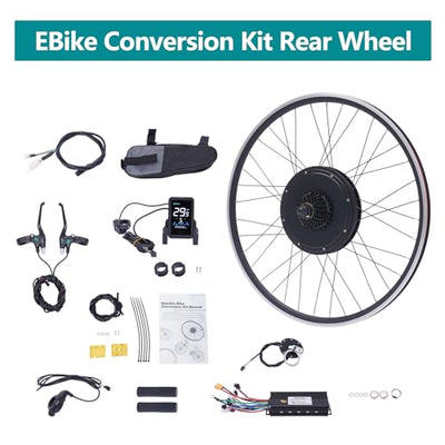 CLEADONG 28/29-Zoll Ebike Umbausatz, E-Bike Hinterrad/Vorderrad Umbausatz Kit, Electric Bicycle Umbausatz mit Controller und Display