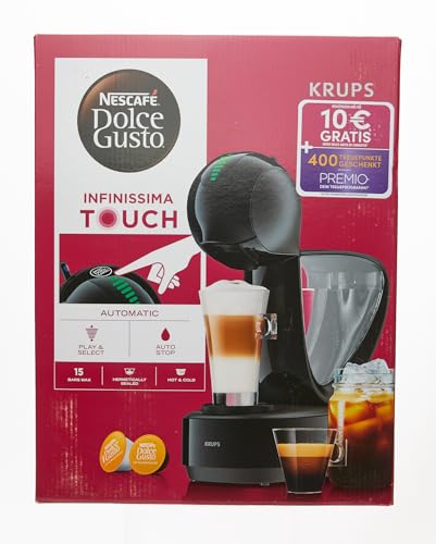 NESCAFÉ DOLCE GUSTO INFINISSIMA TOUCH by KRUPS schwarz automatische Kaffeekapselmaschine