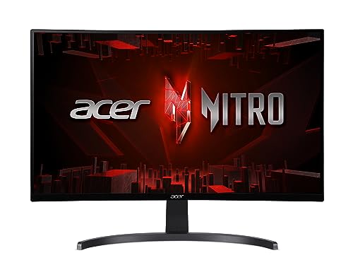 Moniteur de jeu Acer Nitro ED273 S3 27 pouces (écran de 69 cm) Full HD, 165 Hz (180 Hz OC), 1 ms (VRB), 1 x HDMI 2.0, 1 x HDMI 1.4, 1 x DP 1.2, AMD FreeSync Premium, noir