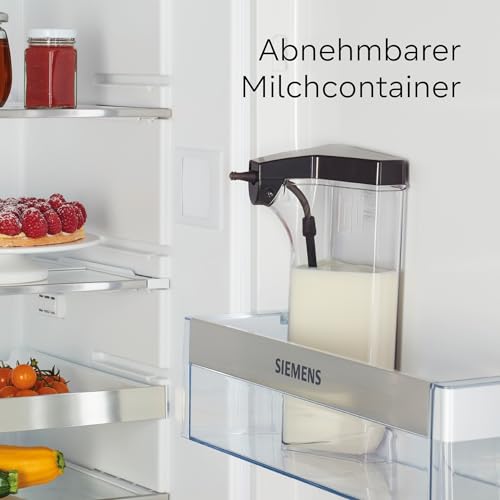 SIEMENS Kaffeevollautomat EQ700 integral TQ717D03, App-Steuerung, Cold Brew, intuitives Full-Touch-Display, bis zu 30 individ. Kaffeekreationen als Favoriten, autom. Dampfreinigung, 1500 W, edelstahl