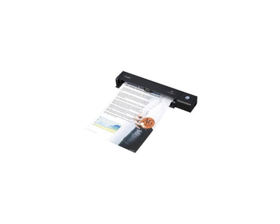 Canon P-208II - imageFORMULA Mobiler Dokumentenscanner (Duplex DIN-A4 Einzug, Farbe, 600dpi, 8 Seiten/Min, 10 Blatt ADF, PDF durchsuchbar, OCR, Plug & Scan, Twain, schwarz)