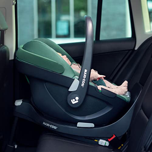 Maxi-Cosi FamilyFix 360 i-Size Basis, Drehbares Autositzsystem, ISOFIX station 360 grad, 0–4 Jahre (40–105 cm), FlexiSpin-Drehung mit nur einer Hand, TravelSafe Rotation Control, Click & Go, Schwarz