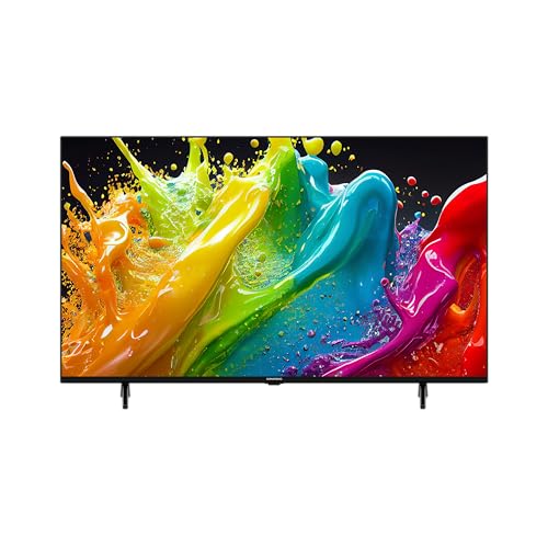 Téléviseur GRUNDIG 55 VOE 84 Q 55 pouces (139 cm) QLED, VPI 1800, Google TV, 4K UHD, Dolby Vision, HDR10+, amélioration de l'image animée, Chromecast intégré, Bluetooth, Smart TV, noir