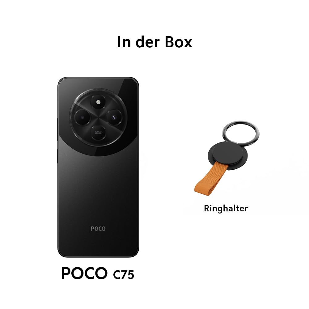 Poco C75 8GB 256GB Green, Android Smartphone, 2.0GHz, 6.88" Display, 50MP AI dual Camera, 5160mAH Battery