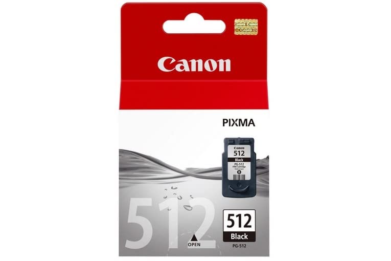 Canon Originaltinte PG-512, Größe Standard, Schwarz, Recyclebare Verpackung