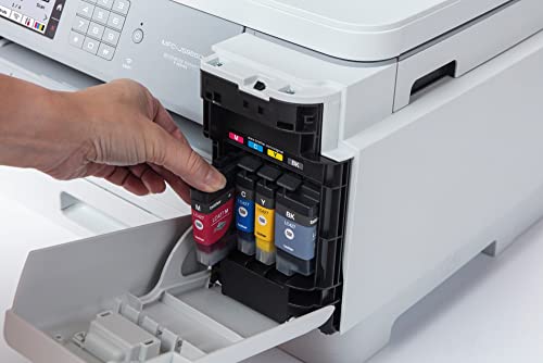 Brother MFC-J5955DW Business-Ink 4-in-1 Multifunktionsgerät mit DIN A3 Druckfunktion (30 Seiten/Min, Tintenstrahl, USB, LAN, WLAN, Duplexdruck) weiß/grau 545 x 436 x 375 mm (BxTxH)