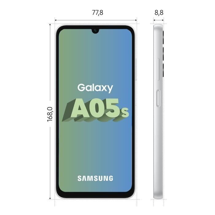 Samsung Galaxy A05s Smartphone 64 Go Argent