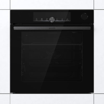 Gorenje 738009 OptiBake Advanced BSA 6747 A04BG Einbau-Backofen / 77L / Heißluft/AutoBake/Touch Bedienung/Bratenthermometer/GentleClose & Open/SteamAssist/StepBake/PizzaMode 300°C/schwarz