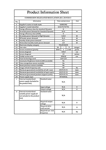 Téléviseur LED Samsung TU7079 125 cm (50 pouces) (Ultra HD, HDR 10+, Triple Tuner, Smart TV) [Année modèle 2020]