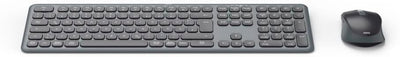 Hama Tastatur-Maus-Set kabellos WKM-550 (Multi-Device 2,4GHz via USB-Empfänger + 2X Bluetooth für PC, Laptop, Tablet, 10 m Reichweite, deutsches QWERTZ-Layout, leise, batteriebetrieben) schwarz