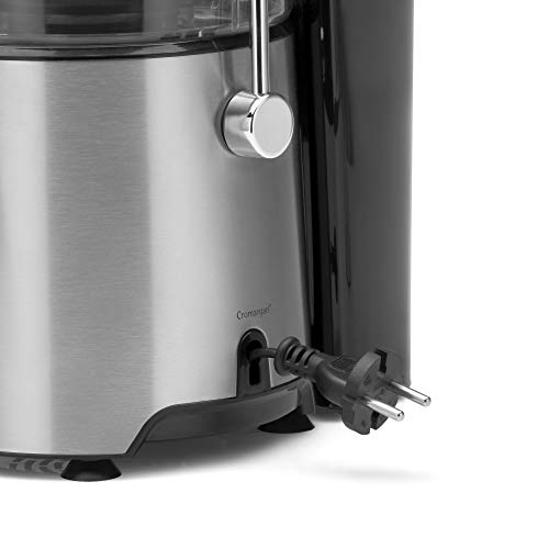 WMF Kult X Entsafter elektrisch Obst Gemüse aus Edelstahl, 500W, Saftmaschine, Slow Juicer für große Fruchtstücke, Saftkrug 1,2l, Schaumfilter, 2 Geschwindigkeitsstufen, edelstahl matt