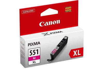 Canon Originaltinte CLI-551M, XL, Magenta, Recyclebare Verpackung