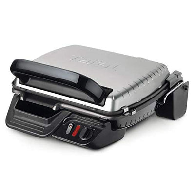 Tefal Kontaktgrill 2in1 GC3050 | Sandwichmaker | aufklappbar als Tischgrill/BBQ mit doppelter Grillfläche | regelbarer Thermostat | antihaftbeschichtet | 2000W | 38.3x21x38.8cm