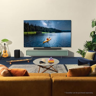 LG OLED55C47LA TV 55" (139 cm) OLED evo Fernseher (α9 Gen7 4K AI-Prozessor, webOS 24, Dolby Vision, bis zu 120Hz) [Modelljahr 2024]