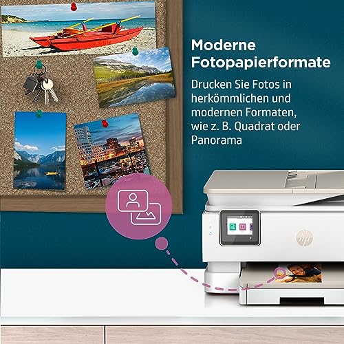 Imprimante multifonction HP Envy Inspire 7920e, imprimante à jet d'encre, 3 mois d'impression gratuite avec HP Instant Ink inclus, HP+, impression, numérisation, copie, impression photo, ADF, DIN A4, WLAN, Airprint