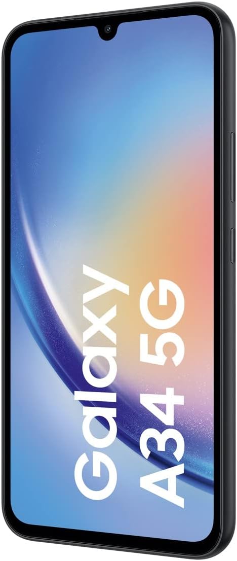 Samsung A346B Galaxy A34, All Carriers, 5G 128 GB (Awesome Graphite) ohne Simlock, ohne Branding