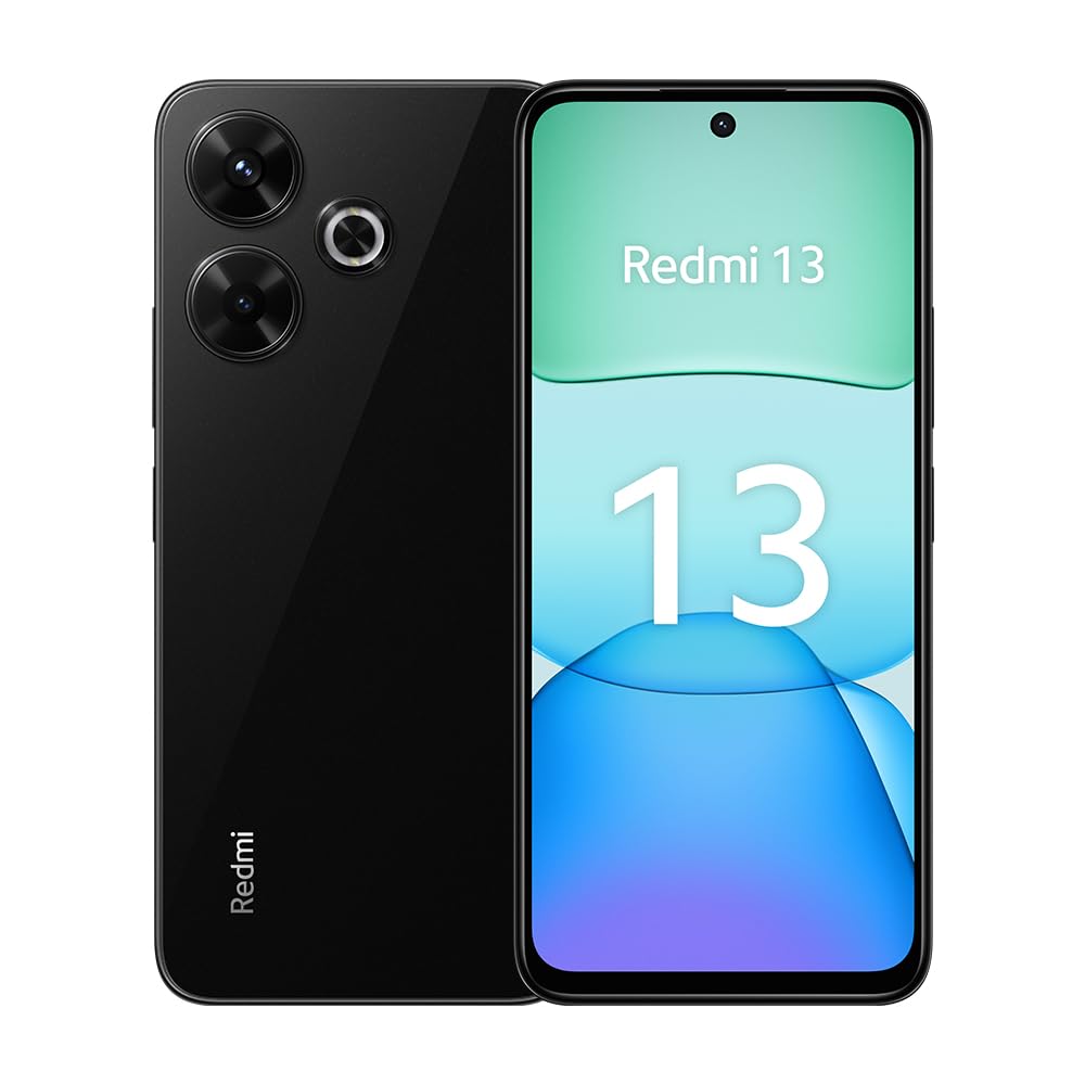 Redmi 13 Smartphone, 8+256GB, Handy ohne Vertrag, 6,79" FHD+ Display, 5.030 mAh, 108MP Kamera, 33W Fast-Charging, Dual-SIM, Black