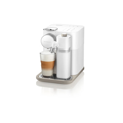 Nespresso De'Longhi EN640.W Gran Lattissima Kaffeekapselmaschine mit automatischem Milchsystem,19 Bar Druck, 1400W,Weiß