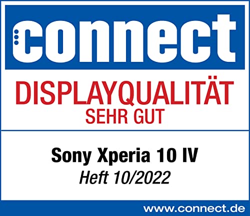 Sony Xperia 10 IV (5G Smartphone, 6 Zoll, OLED-Display , Dreifach-Kamera, 3,5-mm-Audioanschluss, 5.000mAh Akku, Dual SIM hybrid) 24+6 Monate Garantie [Amazon Exklusiv] Schwarz, XQCC54C0B.YD