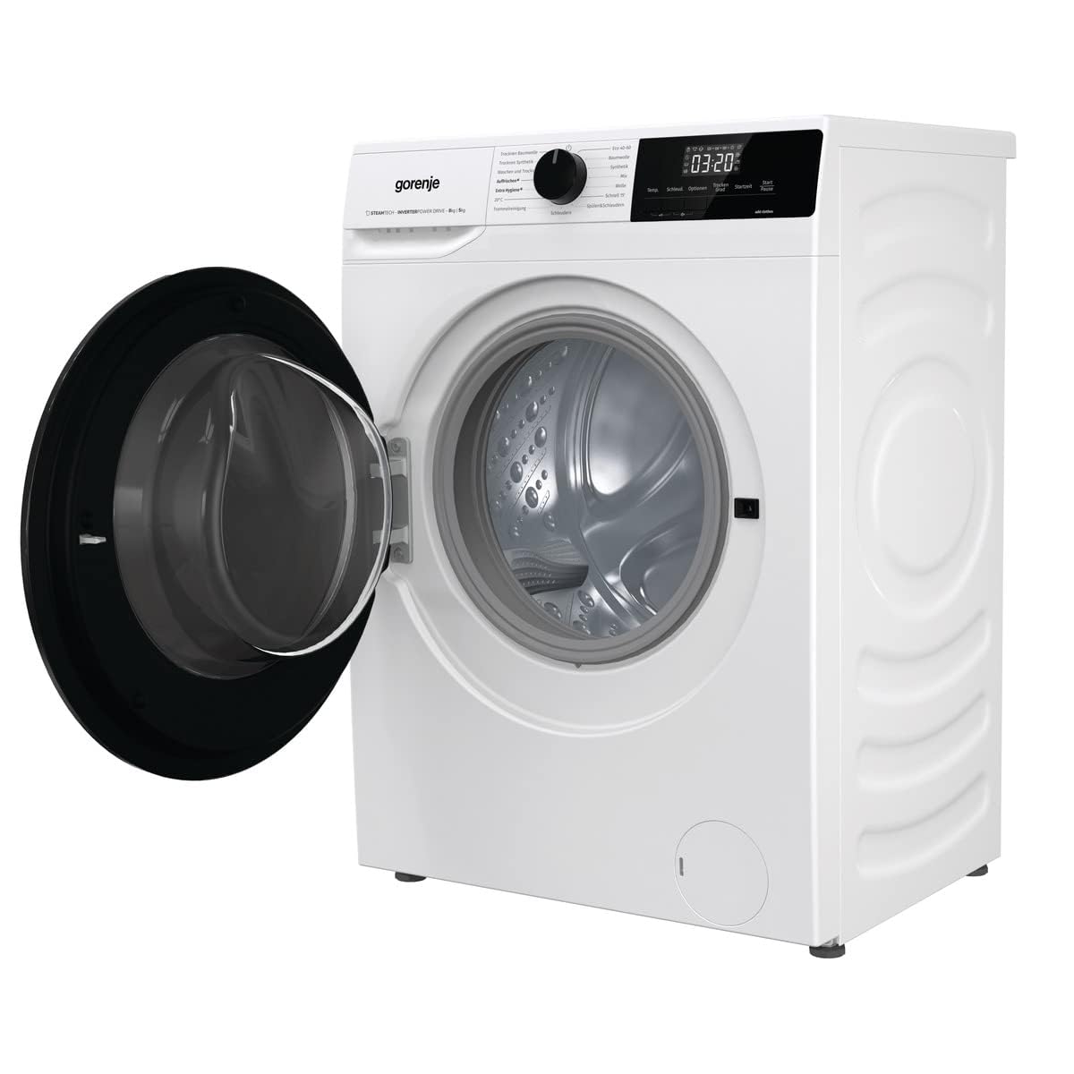 Gorenje WDAM 854 AP Waschtrockner mit Dampffunktion / 8 kg / 1400 U / 15 Programme/Aqua Stop/Inverter PowerDrive Motor/Kindersicherung/QuickDry/weiß