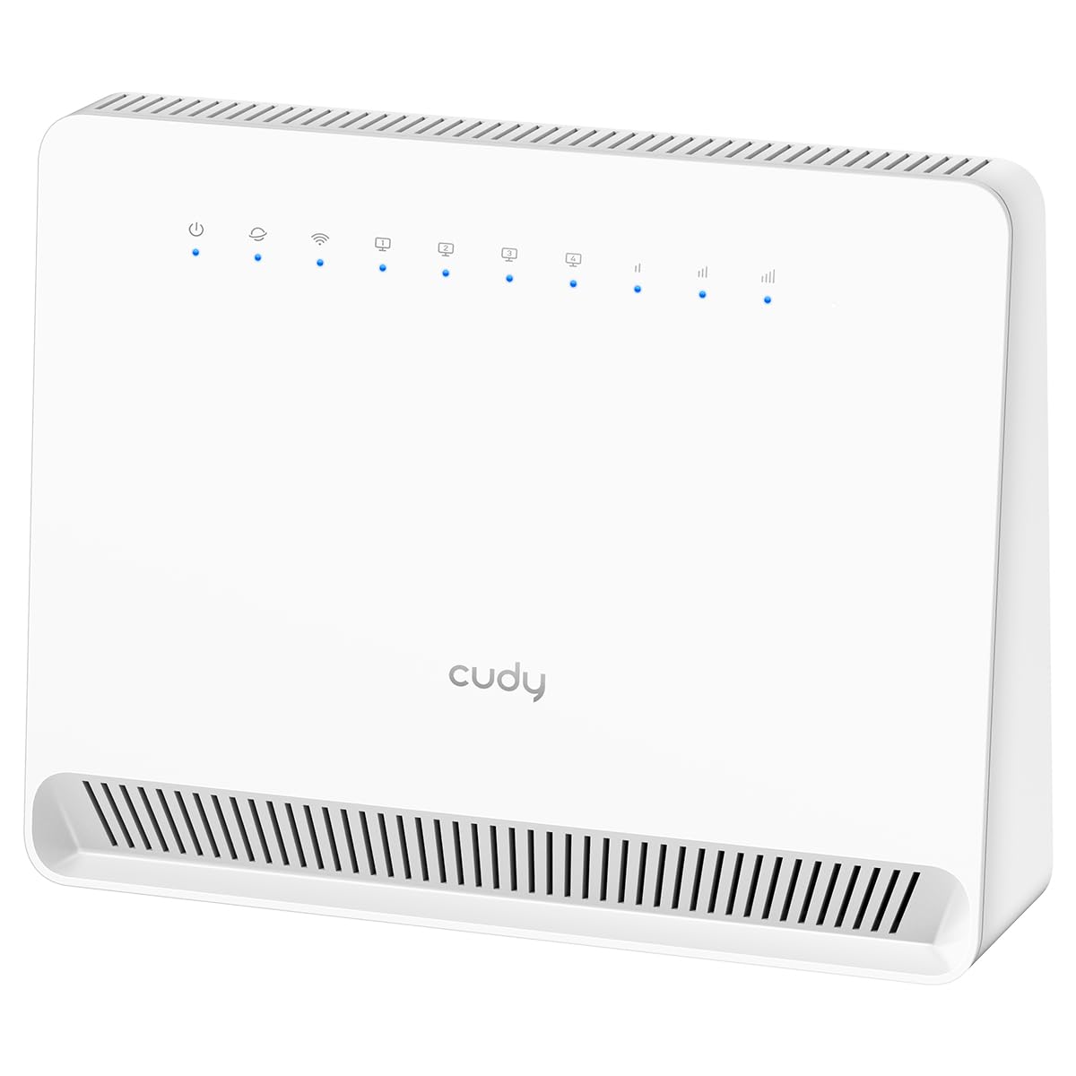 Cudy N300 WLAN-Modem-Router, 4G LTE, Entsperrt, Mit SIM-Kartensteckplatz, 300 Mbit/s, Cat4, Interne High-Gain-Antennen, VPN, Plug and Play, LT400E