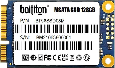 BAITITON MSATA III 128GB SSD Internal Solid State Drive