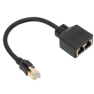 VBESTLIFE RJ45-Ethernet-Splitter, 1 Stecker auf 2 Weibliche Ports LAN-Ethernet-Splitter-Adapter für Alle Netzwerke Geeignet, Geeignet für Super Cat5, Cat5e, Cat6, Cat7