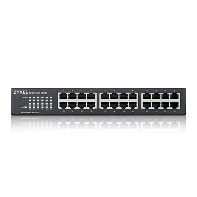 Zyxel 24-Port Gigabit Ethernet Unmanaged Switch - Design ohne Lüfter [GS1100-24E]