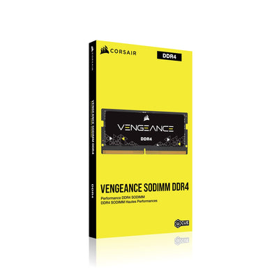 Corsair Vengeance SODIMM 32GB (2x16GB) DDR4 2400MHz CL16 Speicher für Laptop/Notebooks (Unterstützung für Intel Core™ i5 und i7 Prozessoren der 6. Generation) Schwarz