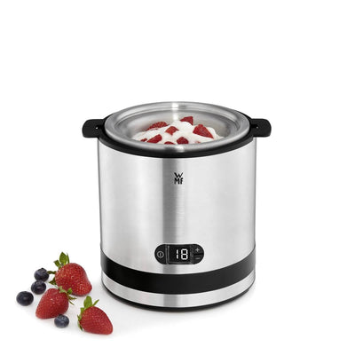 WMF Küchenminis 3in1 Eismaschine, Ice Maker für Frozen Joghurt, Sorbet und Eiscreme, Gefrierbehälter 300 ml, 30-Minuten-Time, Frozen Joghurtmaschine