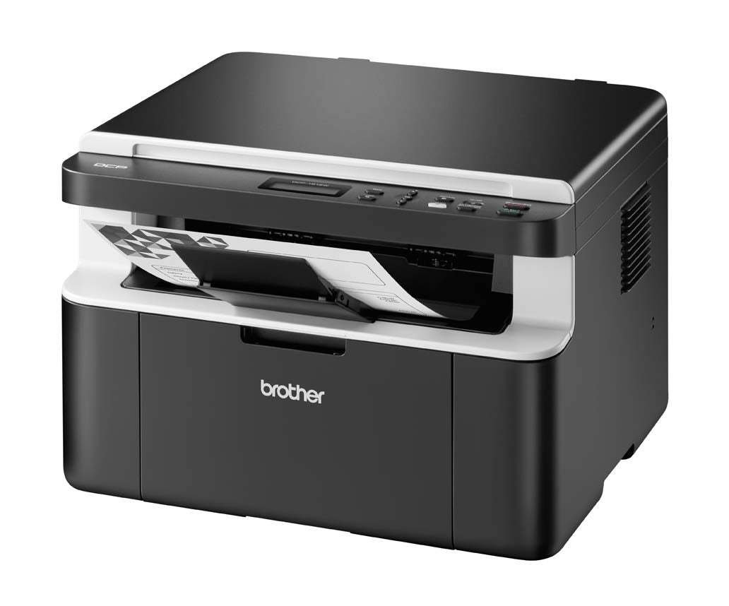 Brother DCP-1612W, Monochrom , Kompaktes 3-in-1 Multifunktionsgerät (Laserdrucker, digitaler Kopierer, Farbscanner, 2.400 x 600 dpi, USB 2.0, WLAN) dunkelgrau