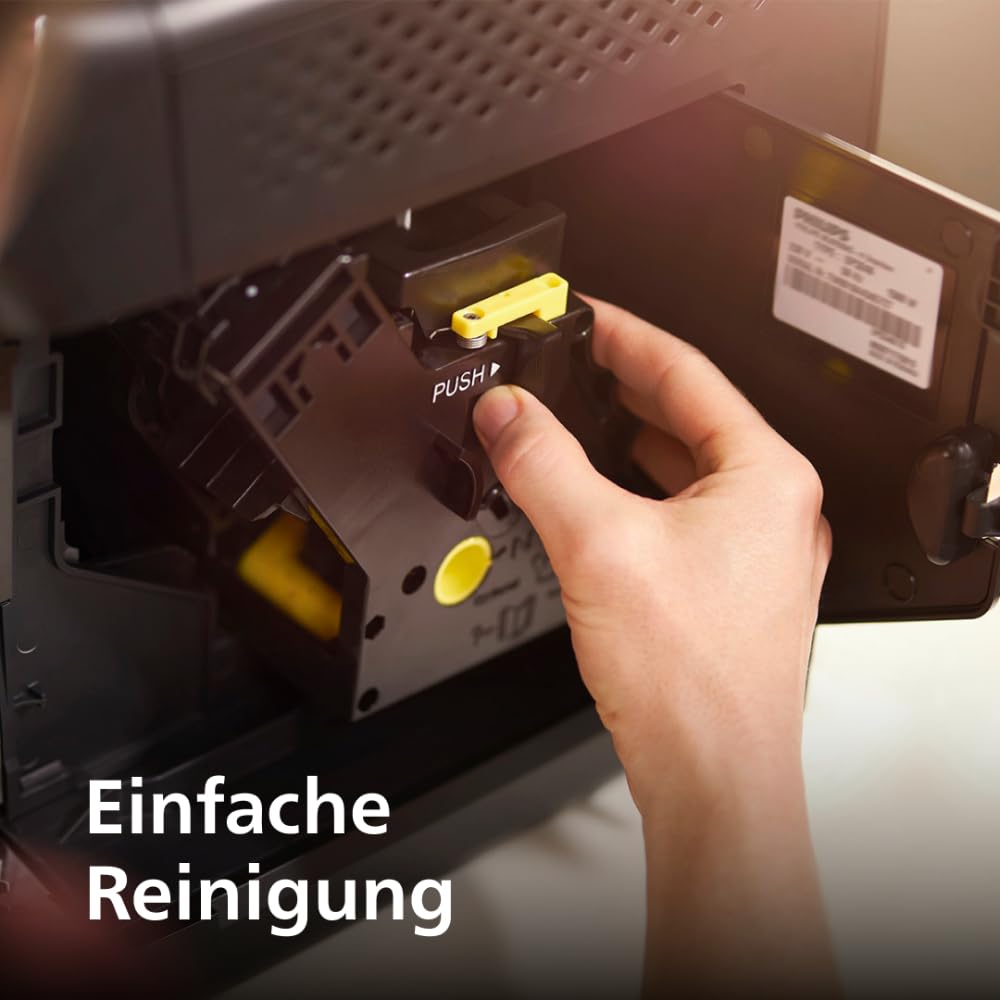 PHILIPS Serie 2200 Kaffeevollautomat – Klassischer Milchaufschäumer, Intuitives Touchdisplay, mattes Schwarz (EP2220/10)