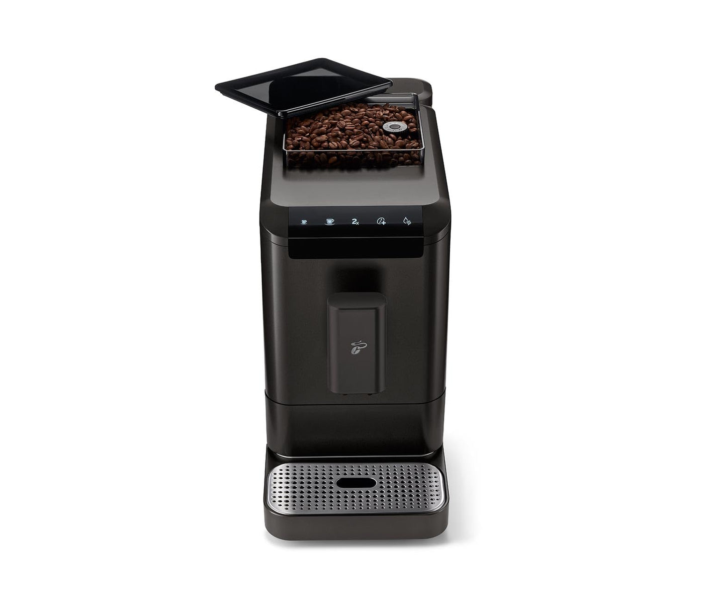 Tchibo Kaffeevollautomat Esperto2 Caffè mit 2-Tassen-Funktion für Caffè Crema und Espresso, Granite Black - INKLUSIVE Kaffeeprobierset GRATIS