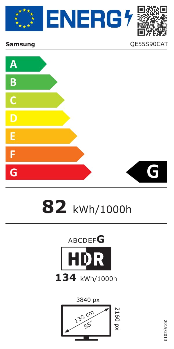 Samsung OLED 4K S90C 55 Zoll Fernseher, Quantum HDR OLED, Neural Quantum Prozessor 4K, LaserSlim Design, Smart TV, (Modell 2023, 55S90C)