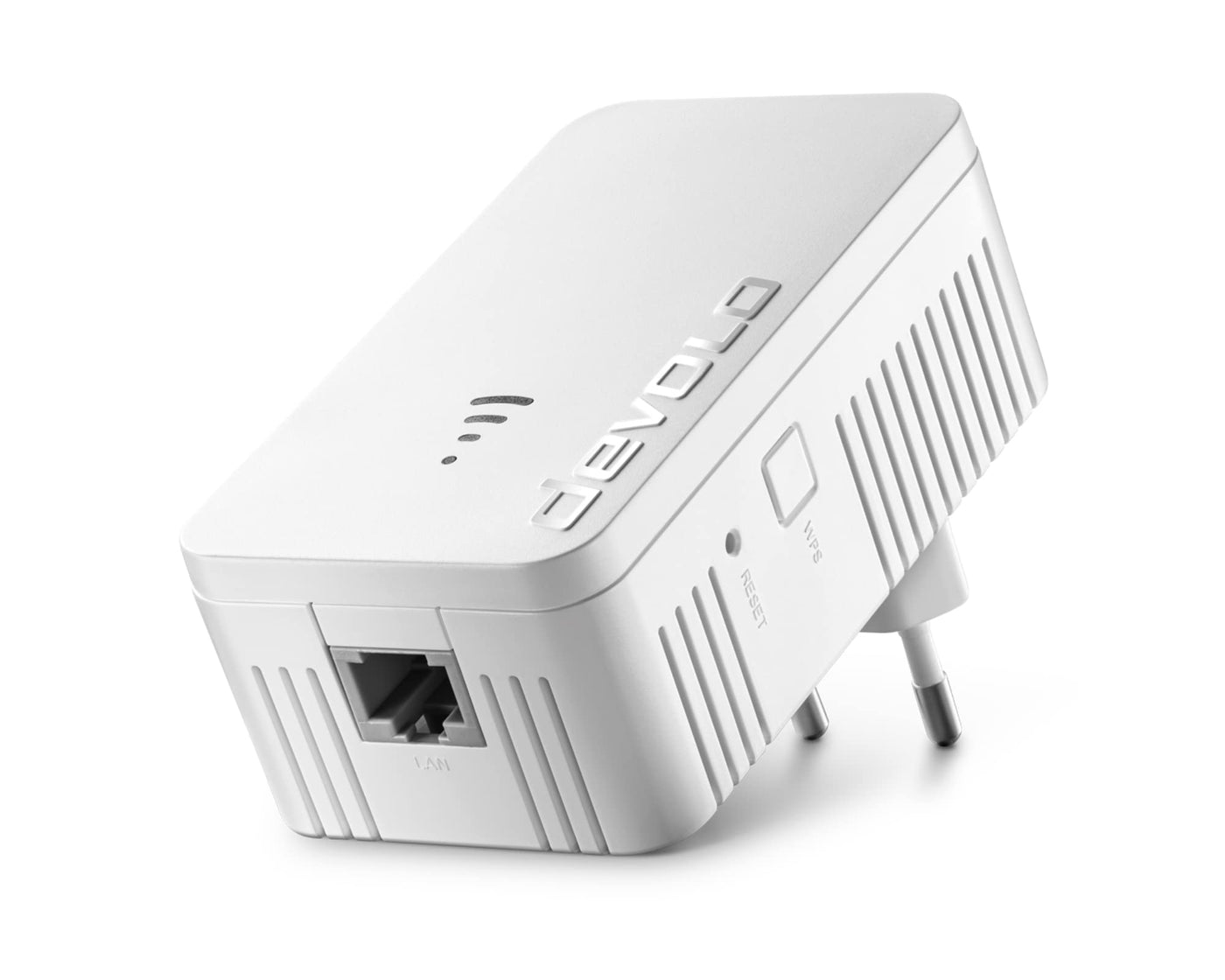 devolo WiFi 5 Repeater 1200, WLAN Repeater, bis zu 1.200 Mbit/s, WLAN Verstärker, Access Point, WiFi Extender, 1x LAN Anschluss, weiß