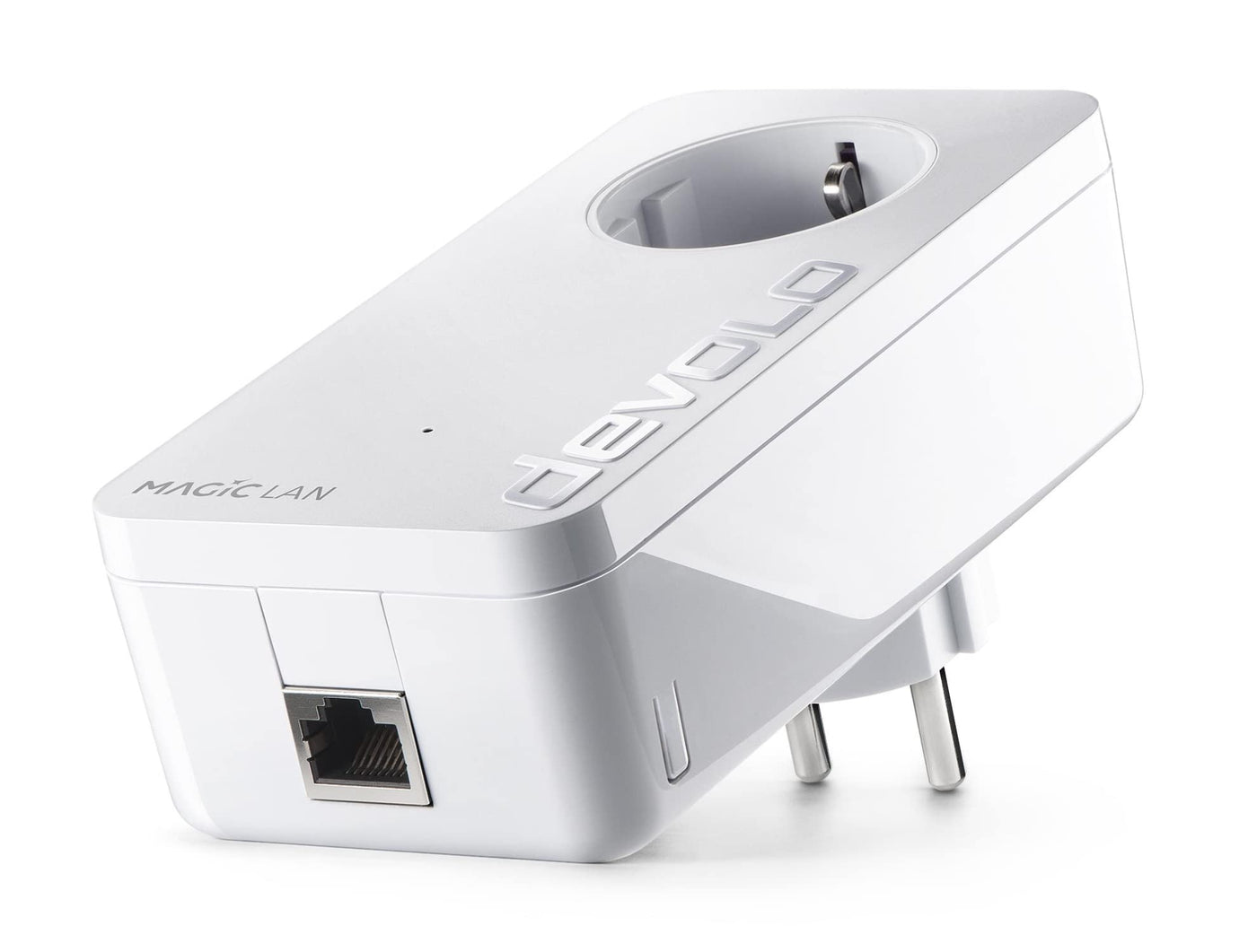 devolo Magic 1 LAN Erweiterungsadapter, LAN Powerline Adapter, bis zu 1.200 Mbit/s, 1x Gigabit LAN Anschluss, ideal für Homeoffice, dLAN 2.0, weiß