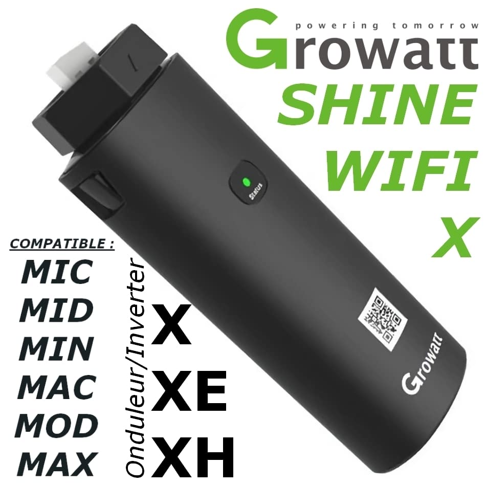 Growatt SHINE WiFi X - USB dongle onduleurs X/XE/XH inverters MIC/MIN/MOD/MID/MAC/MAX - ShinePhone App Internet Original & NEW NEUF!