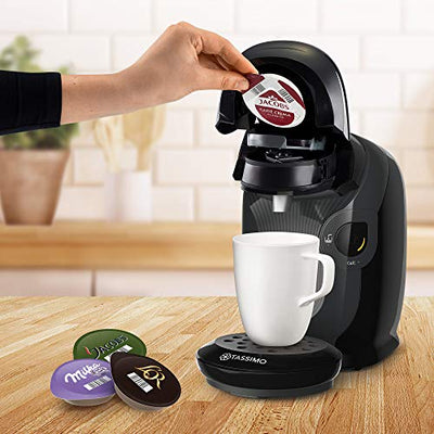 Bosch Tassimo Style Kapselmaschine TAS1102 Kaffeemaschine by, 70 Getränke, vollautomatisch, geeignet für alle Tassen, platzsparend, 1400 W, schwarz