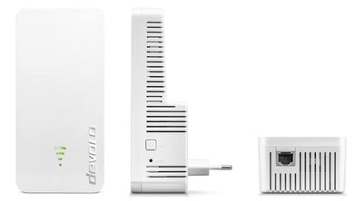 devolo WiFi 6 Repeater 3000, WLAN Repeater, bis zu 3.000 Mbit/s, Mesh WLAN Verstärker, Access Point, WiFi Extender, 1x Gigabit LAN Anschluss, weiß