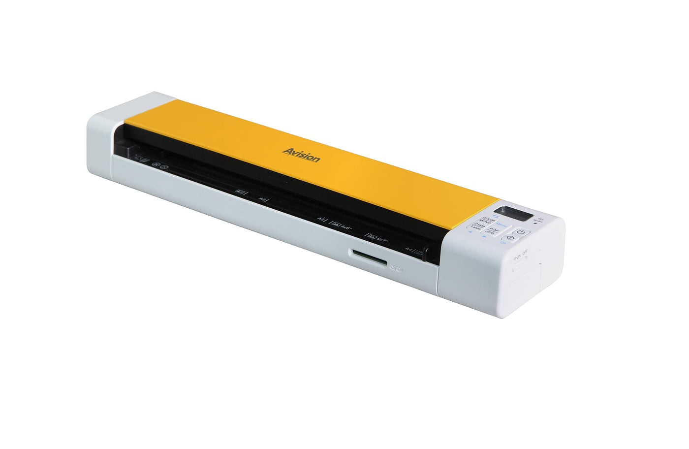 Avision Meta 20 Mobiler Scanner| DIN A4 | Ideal für Papier, Plastikausweise, Fotos | USB 2.0 | WLAN | Scan-Geschw. 8 sec. | 600dpi | Twain | ButtonManager | Akku | 32GB SD Karte