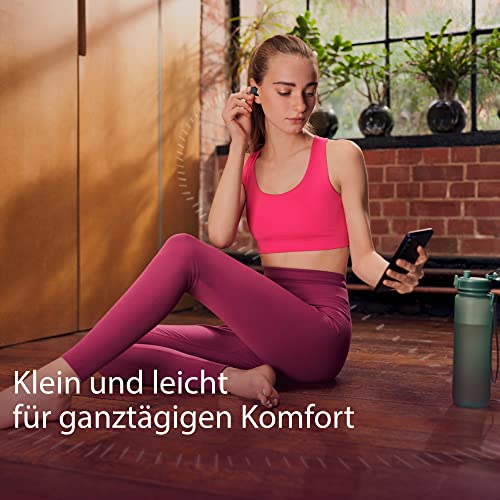 Sony LinkBuds S Truly Wireless Noise Cancelling Headphones - Bluetooth® Multipoint Connection - Bis zu 20 Stunden Akkulaufzeit mit Ladecase - Optimiert für Alexa - Integriertes Mikrofon – Schwarz