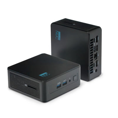 FutureNUC Pro Intel® Core-i5 12. Gen. • NUC 12 Pro Barebone • 8 Kerne, bis zu 4,4GHz • Thunderbolt 4 • WiFi 6E, BT 5.3 • Kein Speicher, kein Betriebssystem • Micro Desktop PC