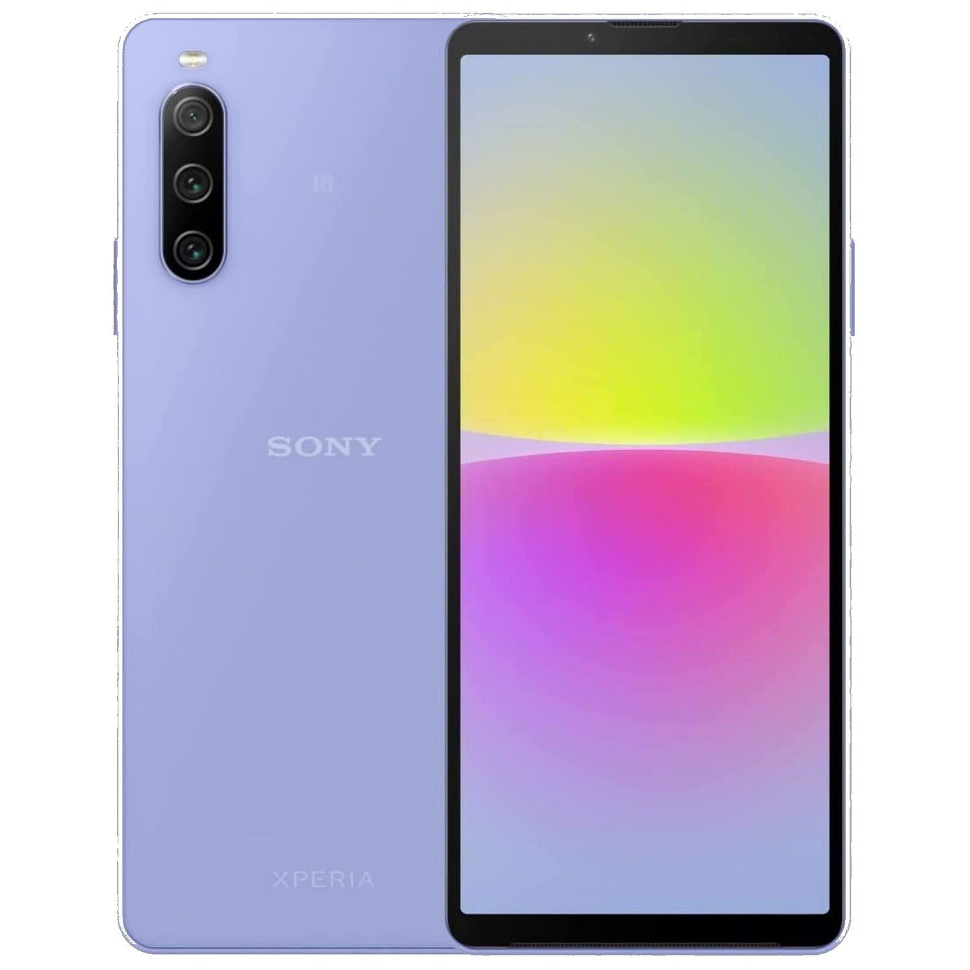 Sony Xperia 10 IV - 6 Inch 21:9 Wide OLED Display - Triple Lens Camera - 3.5 mm Audio Jack - 5000mAh - 161g - SIM Free - Dual SIM hybrid - Purple