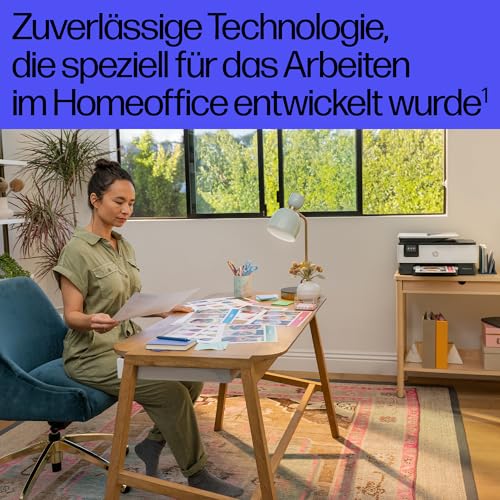 HP OfficeJet Pro 8122e Multifunktionsdrucker, 30€ Cashback, 3 Monate gratis drucken mit HP Instant Ink inklusive, HP+, Drucker, Scanner, Kopierer, Fax, WLAN, LAN, Duplex, HP ePrint, Airprint, Basalt