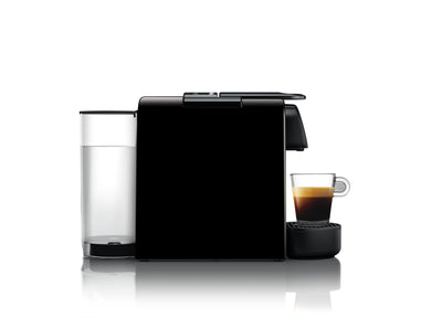 Nespresso De'Longhi EN 85.B Essenza Mini Kaffeekapselmaschine,Welcome Set mit Kapseln in unterschiedlichen Geschmacksrichtungen 19 bar Pumpendruck,Platzsparend,1370W,0.6 L,32.5 x 11 x 20.5 cm,Schwarz