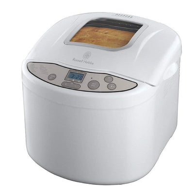 Russell Hobbs Brotbackautomat [12 Programme, 3 Gewichts- & 3 Bräunungseinstellungen] Classic (Digitaler Timer, 450g/700g/1000g, Warmhaltefunktion, spülmaschinenfester Brotkasten&Knethaken) 18036-56