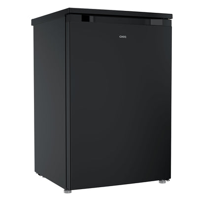 CHIQ CSF120BE Freistehender Kühlschrank ｜Low-frost Technologie | 12 Jahre Garantie auf den Kompressor*, Dunkler Edelstahl Look (130L) | 114 x 47 x 49,5 cm (HxBxT)