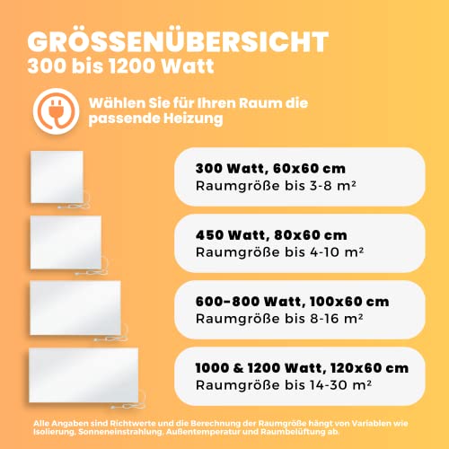 BR Bringer Infrarotheizung Standgerät - 1200 Watt - Energiesparend - Mobile Elektroheizung mit Standfüßen auf Rollen - 5 Jahre Garantie, TÜV - Deutsche Qualitätsmarke (weiß)