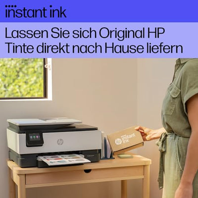 HP OfficeJet Pro 8132e Multifunktionsdrucker, 30€ Cashback, 3 Monate gratis drucken mit HP Instant Ink inklusive, HP+, Drucker, Scanner, Kopierer, Fax, WLAN, LAN, Duplex, HP ePrint, Airprint, Basalt