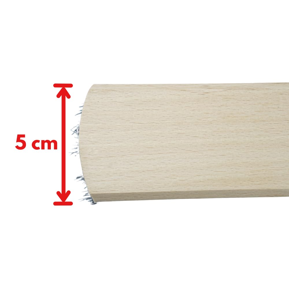 Generisch Saalbesen Besen mit Stiel 150 cm Zimmerbesen Holzbesen Kehrbesen (60 cm mit Stiel)